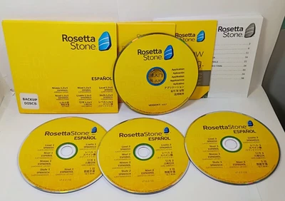 Rosetta Stone: Spanish/Espanol/Latin America Level 1-3 Set CD-ROM, NO HEADPHONES - Image 1 of 2