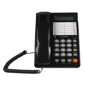 Home Hotel Wired Corded Desktop Wall Phone Office Landline Telephone DTMF/FSK FY - Afbeelding 1 van 7