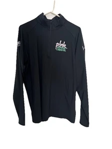 Giacca P!NK Rosa Alecia Moore Estate Carnevale Nera 1/4 Zip Ufficiale Rara Nuova - Foto 1 di 13