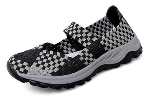 GOSPT Donna Tessuto Elastico Mary Jane Ballerine Scarpe Comode Sneaker Slip On... - Foto 1 di 6