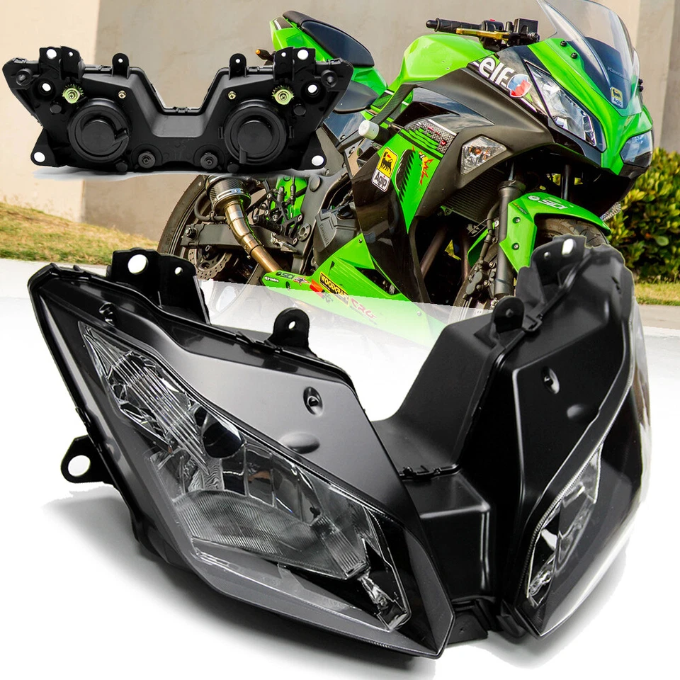For 2013-2017 Kawasaki Ninja 300 EX300 Front Headlight Head light Lamp Assembly - Image 1 of 4