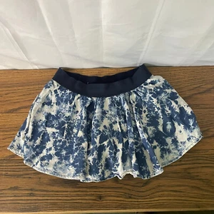 JUSTICE Girls' Blue Tie-Dye Skort – Size 18R | Trendy & Flowy Summer Style - Picture 1 of 3