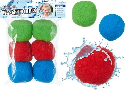 CEPEWA Softball Wasserbomben 6 Stk. wiederverwendbar