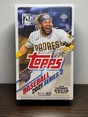 2021 Topps Series 2 Hobby Box - Factory Sealed - Tatis/Trout/Ohtani IN HAND🔥🔥 - Image 1 of 3