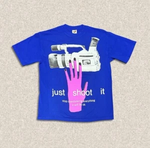 By Cole Bennett “Just Shoot It” Blue T Shirt Size Large - Item #89 - Picture 1 of 2