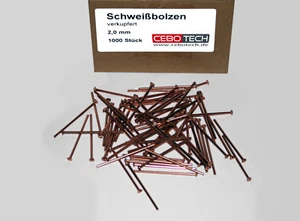 Anschweiß Nägel Aufschweißnägel für Spotter zum Ausbeulen 1000 Stück 2,0 x 50 mm - Bild 1 von 2