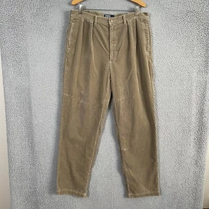 Pantalones Polo Ralph Lauren Para Hombre 36x33 Beige Pana Andrew Pantalones Abuelo - Imagen 1 de 15