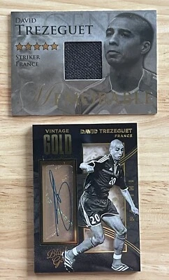 2016-17 Panini Black Gold David Trezeguet Autograph and Futura Memorable 220/395 - Image 1 of 2