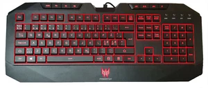 NEW ACER Predator Gaming Keyboard and Mouse NORWEGIAN tastatur og mus - Zdjęcie 1 z 11