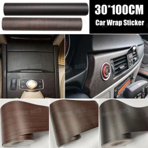 Car Wrap Sticker Wood Grain Style Vinyl Decal Auto Interior Styling DIY Decor - Bild 1 von 15