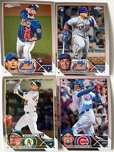 2023 Topps Chrome ROOKIE Baseball Cards   Pick From List !! - Picture 1 of 28
