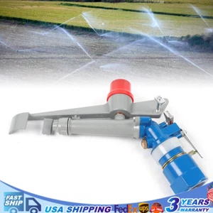 1-1/4" Adjustable Sprinkler Gun Head Irrigation Spray Gun Impact Spray Garden - Picture 1 of 7
