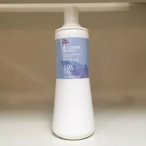 Wella Welloxon Perfect Creme Developer Pastel 1+2 1.9% 6 Volume 33.8 oz - Picture 1 of 1