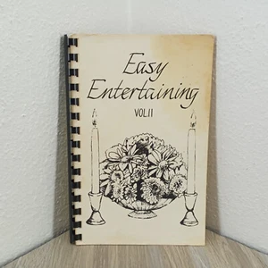Easy Entertaining Cookbook Volume 2 Georgia State P.E.O. First Printing 1973 - Imagen 1 de 12