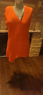 Suéter asimétrico naranja RACHEL de Rachel Roy para mujer talla S nuevo con etiquetas $79 Foto 1 de 3