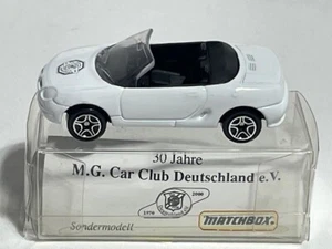 Matchbox Promo 30 Jahre 2000 MG Car Club Deutschland, MGF 1.8i, 1/64, RARE! - Picture 1 of 6