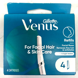 Gillette Venus Facial Hair & Skin Care Refills - 4 Cartridges