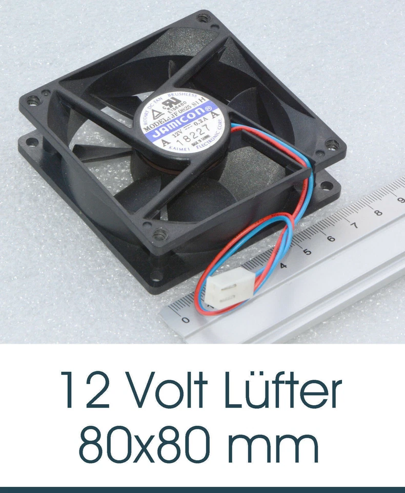 NEU KÜHLER LÜFTER FÜR NETZTEILE GEHÄUSE AUCH ALS CPU KÜHLER JAMICON JF 0825 J99  - Bild 1 von 1