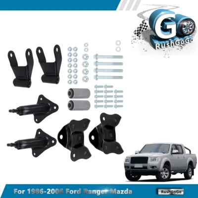 Para camioneta Mazda B2300 B3000 1994-06 hoja trasera resorte grillete montaje amortiguador Foto 1 de 4