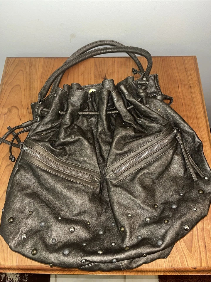 womens Purse Converse faux Leather Purse Handbag studded - Image 1 of 4