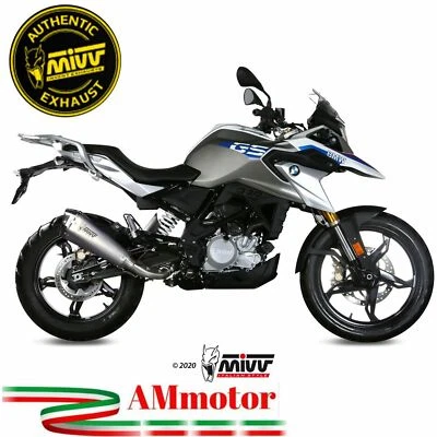 Mivv Bmw G 310 Gs 2019 Pot D' Echappement Moto Silencieux Delta Race Inox - Photo 1/3