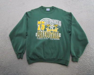 Sudadera De Colección Años 90 Green Bay Packers 75ª Temporada 1993 Para Hombre Talla XL NFL Foto 1 de 4