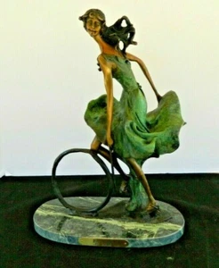 1982 Edición Limitada Escultura de Cera Perdida Titulada PLAYTIME Estampada Icart con Certificado de Autenticidad - Imagen 1 de 11