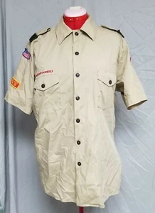 Boy Scouts of America Uniform Top with Patches - Picture 1 of 12