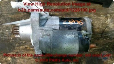 Motor de arranque usado se adapta a: Nissan Pathfinder 2014 2,5 L 4 cilindros híbrido grado A Foto 1 de 4