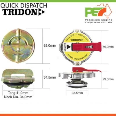 TRIDON FuelCap NonLocking+RadiatorCap w/Lever For Toyota Landcruiser Diesel HJ47 - Image 1 of 4