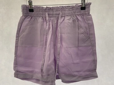 George Womens Lilac Lyocell Elastic Waistband Shorts Size 8 - Image 1 of 4