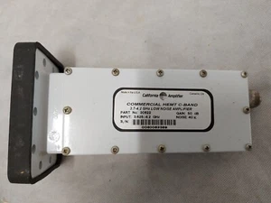 Californian amplifier 30622 HEMT C-band LNA , input 3.7 to 4.2Hz, noise 40K - Photo 1/5