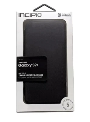 Samsung Incipio NGP Translucent Folio Case For Galaxy S9+ (Plus) Clear/Black - Image 1 of 4