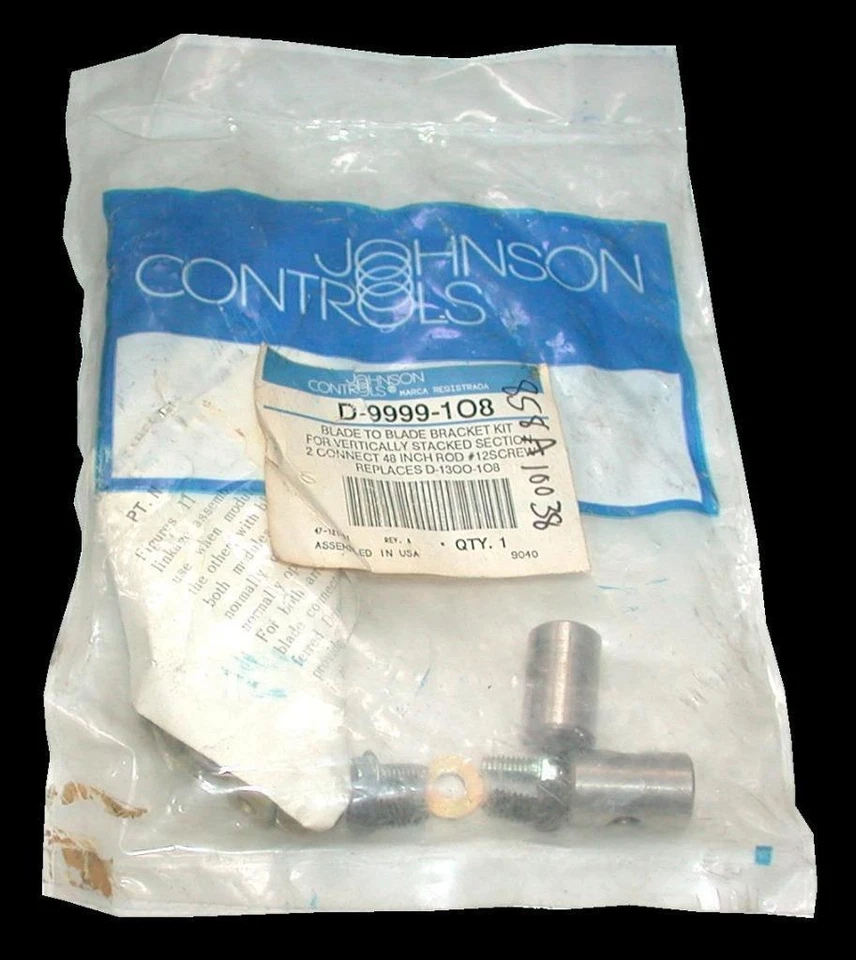 NEW JOHNSON CONTROLS   D-9999-108  BLADE TO BLADE BRACKET KIT - Image 1 of 1