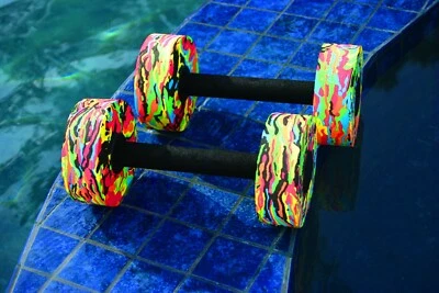 SPRINT AQUATICS Sprint Bells Minimum Resistance Buoyant Foam Dumbbells Sold/Pair