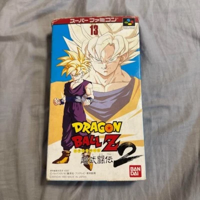 DRAGON BALL Z Super Butoden 2 SuperFamicom SNES SHVC-EF 1993 NTSC-J Nintendo USE - Image 1 of 4