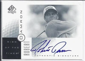 2001 sp Authentic Autograph Sign of the Times ROBERT DAMRON - Picture 1 of 1