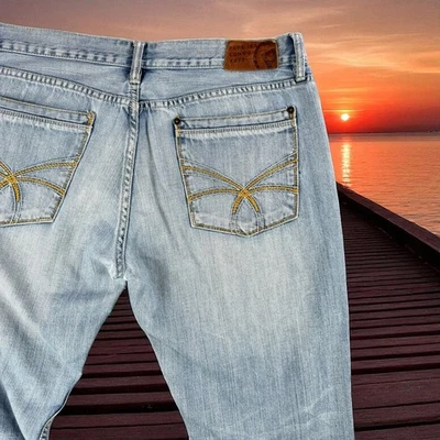 Мужские джинсы Pepe 36x32 London XX73 Street Whiskered Wide Skate Fade Light - Изображение 1 из 4