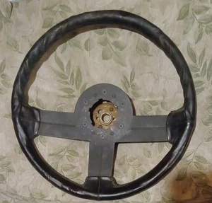 1985-89 Camaro Iroc Z28 - OEM *Leather Wrapped* Factory Steering Wheel - Picture 1 of 9