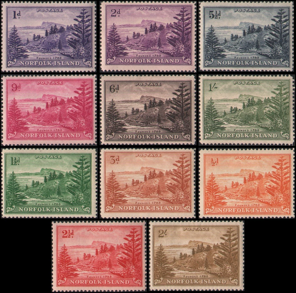 Norfolk Island #1//12 MH - Image 1 of 1