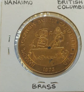 1973 Nanaimo British Columbia $1 Bathtub Capital dollar uncirculated BC23 - Bild 1 von 2