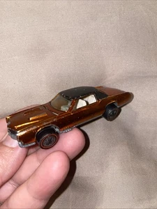 Hot Wheels - CUSTOM ELDORADO, 1968 Redline, Orange, White Interior, USA - Picture 1 of 8