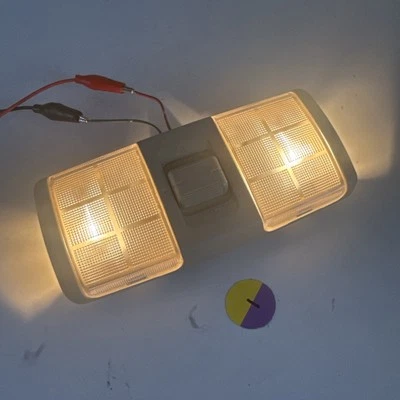 Mitsubishi Montero 1992-2000 OEM interior consola superior domo mapa bronceado claro Foto 1 de 4