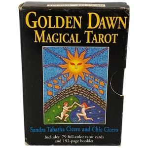 Juego de Tarot Mágico Amanecer Dorado en Caja - 2001 - 1ª Edición. Por Cicero - Imagen 1 de 8