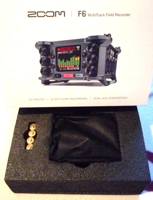 Zoom F6 Multi Track Field Recorder 32-Bit Float Recording mit Bluetooth Adapter - Bild 1 von 4