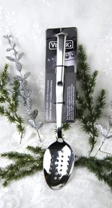 NEW Viking Stainless Steel Slotted Spoon Kitchen Utensil Cool Handle - Picture 1 of 2