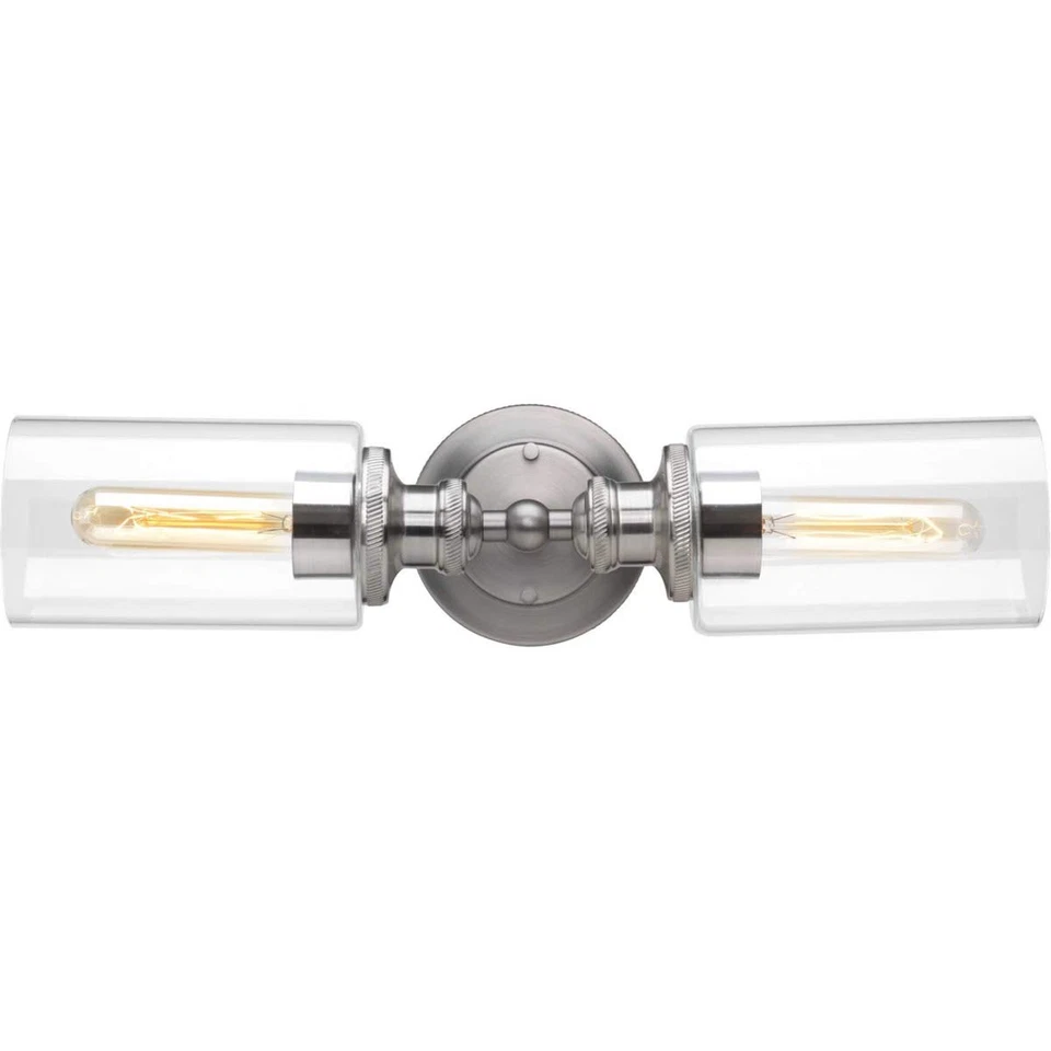Progress Lighting P2809 Archives 19" Wide 2 Light Bath Bar With Cylinder Shades