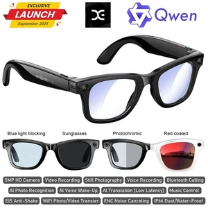 Gafas de sol inteligentes Bluetooth auricular para tomar video reconocimiento de fotos traducción AI - Imagen 1 de 28
