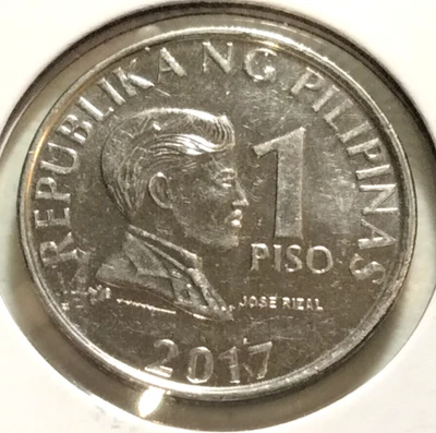 2017  Philippines  1  Piso  Coin -KM#269A - (IN#15670) - Image 1 of 4