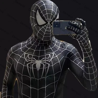 MARKENLOS Spiderman Kostüm Kinder/Erwachsene Venom Karneval Marvel Spielanzug Cosplay DE$